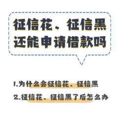 个人征信这六点，你但凡占一点，就不要考虑去贷款了